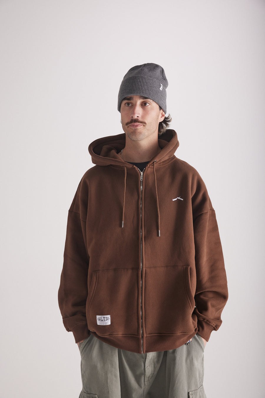 Zippo Brown Hoodie